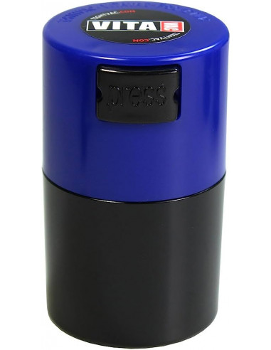 PocketVac Pojemnik próżniowy bezzapachowy 0,06l BLACK BODY DARK BLUE CAP