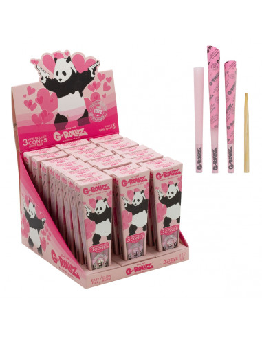 Twisted tissue papers Cones G-Rollz Banksy Panda King Size 3 pcs.