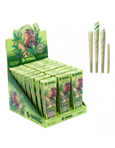 Twisted tissue papers Cones G-Rollz Collector 3 pcs. Organic