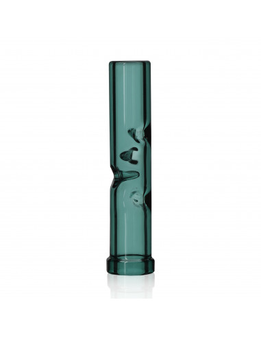 420VAPE 3D Glass Mouthpiece for X-Max V3 Pro+ Vaporizer darkgreen