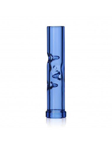 420VAPE 3D Glass Mouthpiece for X-Max V3 Pro+ Vaporizer blue