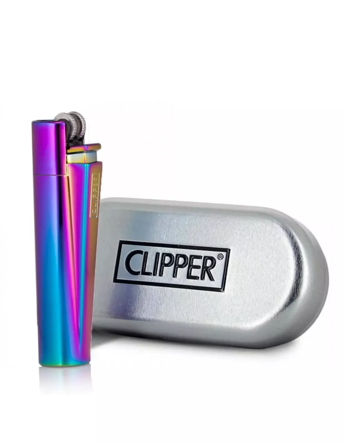 Zapalniczka metalowa Clipper Metal wzór Rainbow