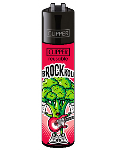Clipper lighter, BROKKOLI pattern 3