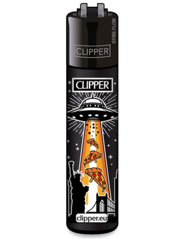 Zapalniczka Clipper wzór CITY SPACESHIP nadruk 2