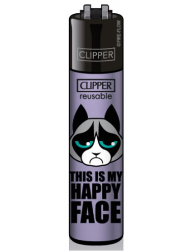 Clipper lighter, ANGRY CATS pattern 1
