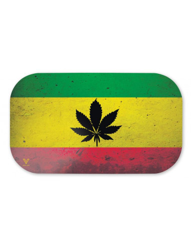 Magnetic cover for the V-SYNDICATE tray, RASTA LEAF pattern, LARGE