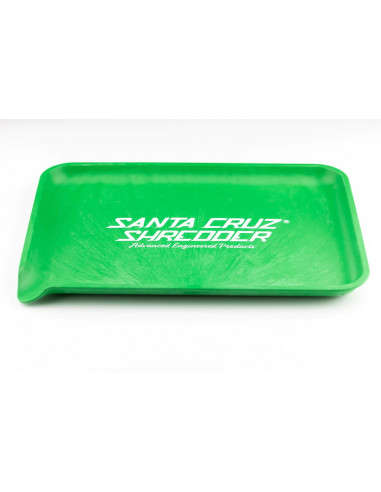 Santa Cruz Shredder hemp joint tray 28x20.3 cm LARGE green