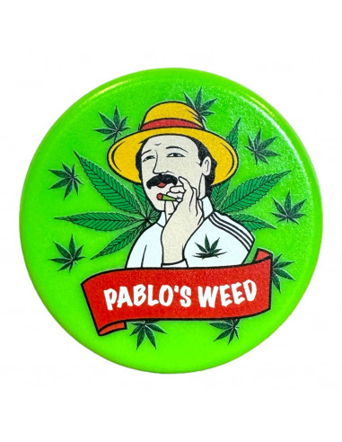 Młynek do suszu Pablo 's Weed 3-częściowy akrylowy nadruk 1