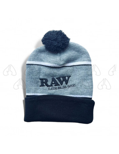 RAW Winter Hat Black & Gray