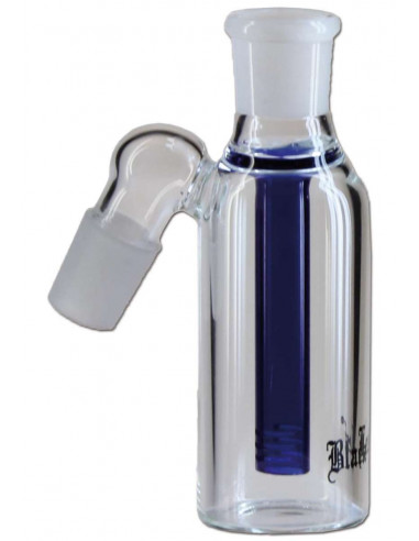 Black Leaf precooler for bong with diffuser, 14.5 mm cut BLUE