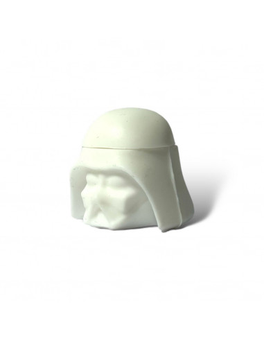 Darth Vader silicone herb container white