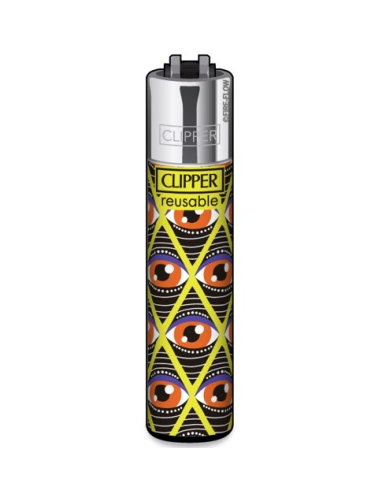 Clipper lighter, LOOK AT ME pattern 1