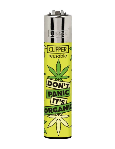 Clipper lighter, WEED RULES pattern 1