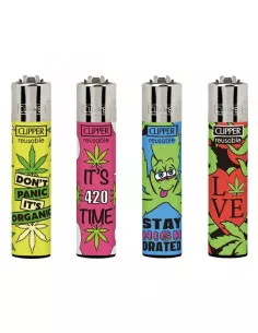 Zapalniczka Clipper wzór WEED RULES