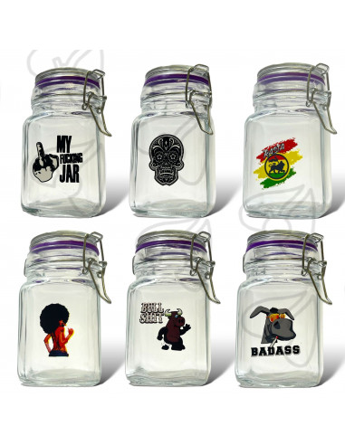 Juicy Jar Clear odorless jar, storage capacity 280 ml