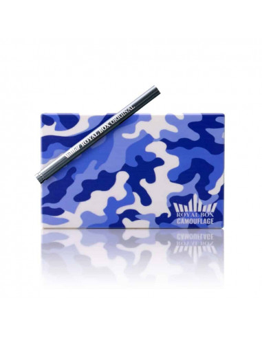 Royal Box Snuff Box - Snuff box with pipe CAMOUFLAGE White