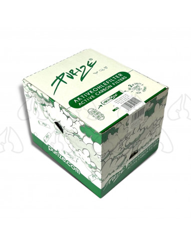Purize Conical XTRA Slim BOX carbon filters 20 x 50 pcs.