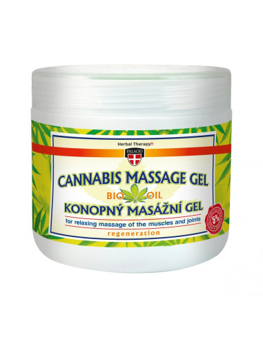PALACIO Cannabis - Massage gel with hemp oil 600 ml