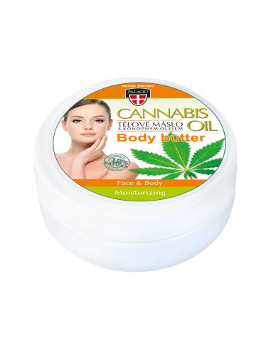 Palacio Cannabis body butter 12% hemp oil 200 ml