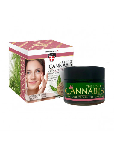 Krem do twarzy z olejem konopnym Palacio Cannabis Anti-Age 50 ml