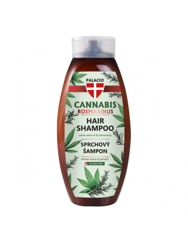 Konopny szampon do włosów Palacio Cannabis Rosmarinus 500 ml