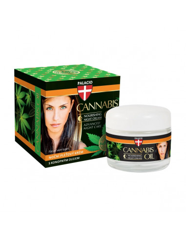 Palacio Cannabis NIGHT face cream with hemp oil 50 ml