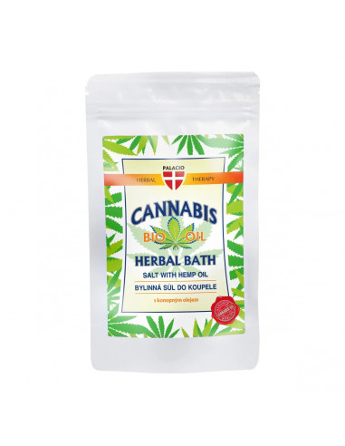 Palacio Cannabis bath salt with hemp oil 200 g