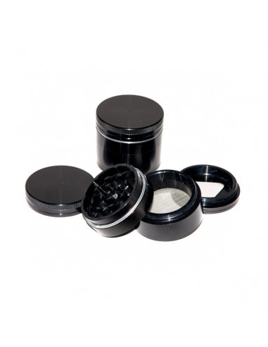Grinder Grinder Aluminum Magnetic 4 Piece 50mm Black
