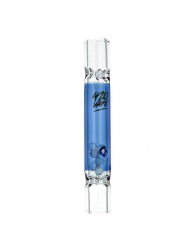 Chłodząca rurka z Turbo 420VAPE pozwalająca połączyć DynaVap VapCap z bongiem
