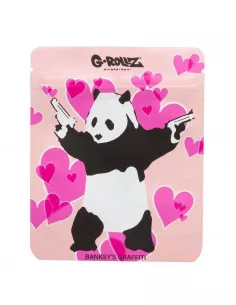 Woreczek na susz G-Rollz Banksy Panda Gunnin 100x125 mm