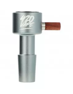 Aluminiowy cybuch do bonga 420VAPE z wyciąganym sitkiem szlif 14.5 mm