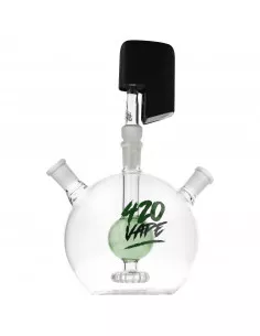 Bomb Globe Turbo XL 420VAPE bong with a double mouthpiece, cut 14.5 mm 2