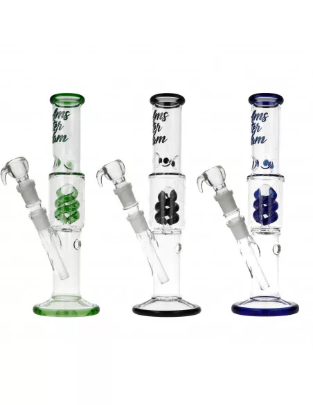 Bongo Glass Amsterdam ze spiralnym perkolatorem wys. 29 cm szlif 18.8