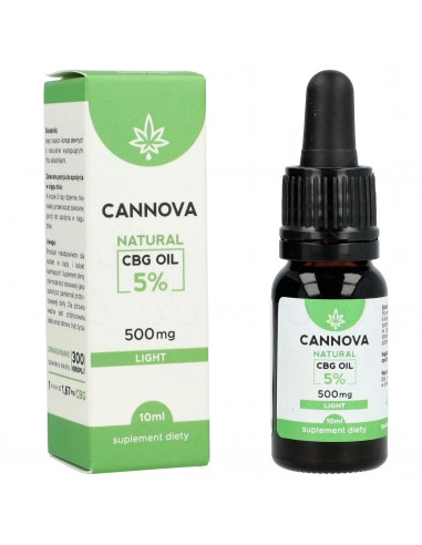 Olejek CBG Cannova NA DZIEŃ Pełne Spectrum 5% 10 ml
