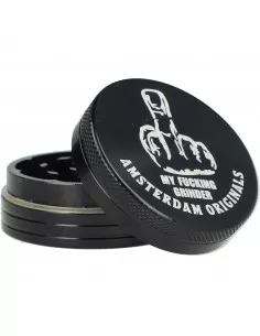 Młynek grinder Amsterdam FINGER Aluminiowy 2 częściowy magnetyczny 50mm