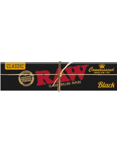 Bibułki z filtrami RAW Black Koneser KS Slim