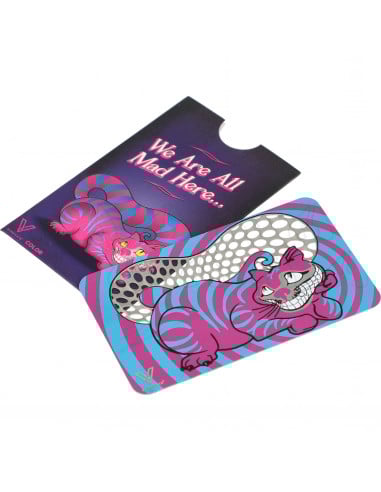 Karta grinder tarka do ziół V-Syndicate wzór CHESHIRE CAT