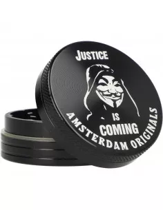 Młynek grinder Amsterdam MASK Aluminiowy 2 częściowy magnetyczny 50mm