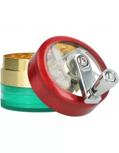 Młynek do ziół 4-częściowy z korbką średnica 50 mm