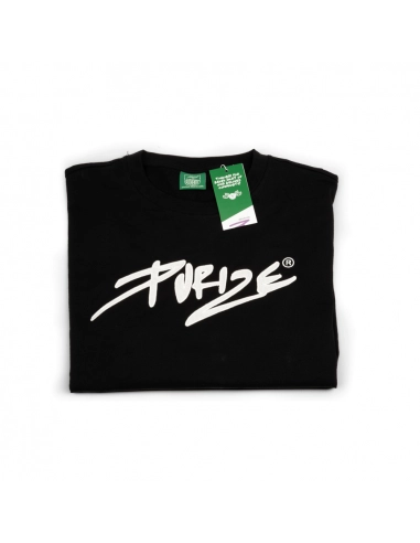 T-shirt Purize Black haftowane logo