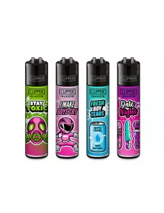 Zapalniczka Clipper wzór GIRLY SLOGAN
