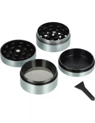 Młynek do suszu LIŚĆ 4 części średnica 38 mm metalowy