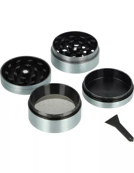 Młynek do suszu LIŚĆ 4 części średnica 38 mm metalowy