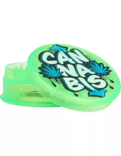 Młynek do suszu Weed Cannabis THC Neon 3 części akrylowy cannabis