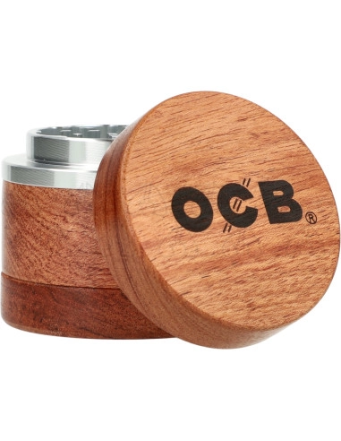 Młynek do suszu OCB Wood & Metal 4 części śr. 60 mm SILVER