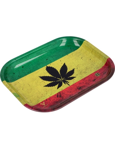 V-SYNDICATE RASTA SMALL Oryginalna metalowa tacka do zwijania jointów