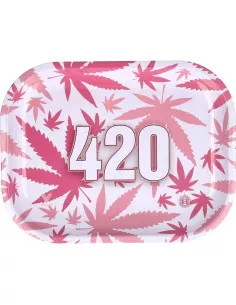 V-SYNDICATE 420 PINK Tacka do zwijania jointów 14x18 cm. 2