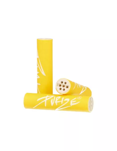 Filtry z aktywnym węglem Purize XTRA Slim Yellow 250 szt. śr. 6 mm