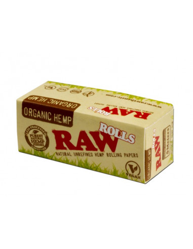 RAW ORGANIC ROLLS - Tissue paper in a roll, brown, 5 meters