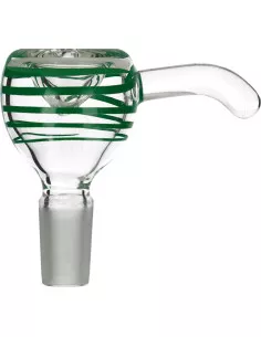 Cybuch do bonga Chongz z uchwytem szlif 14.5 mm GREEN